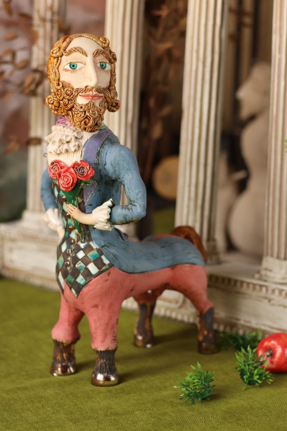 Hipster Centaur. Sculpture by Elya Yalonetski.