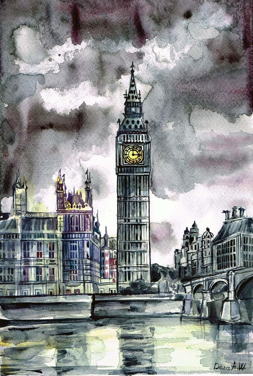 London Big Ben by Diana Aleksanian