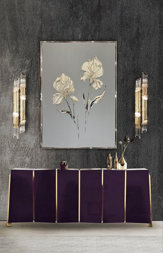 Elegant Voluminous Irises