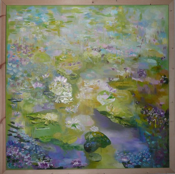 Purple Waterlilies