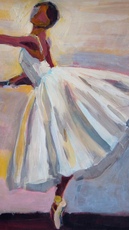 Ballerina  / 40 x 29.5 cm by Alexandra Djokic