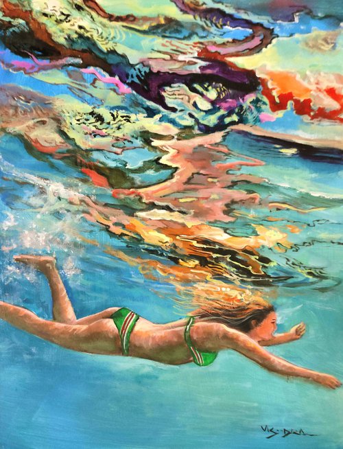 Girl swimming32 by Vishalandra Dakur