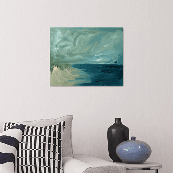 Time Less Hurried, Acrylic on Wood Panel