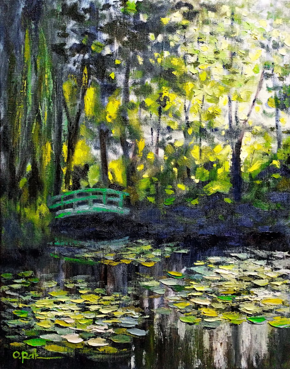 Pond in Giverny by Oleh Rak