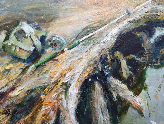 Appeasement on the river. Fishing