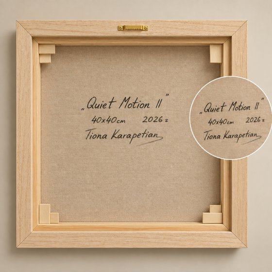 QUIET MOTION II - Diptych