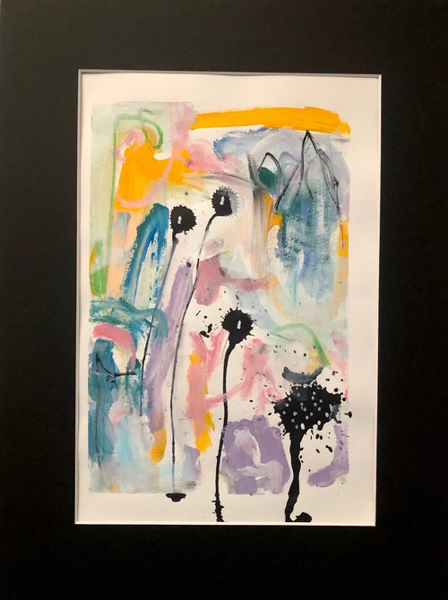 Spring calling.  Original abstract painting. by Ilaria Dessí