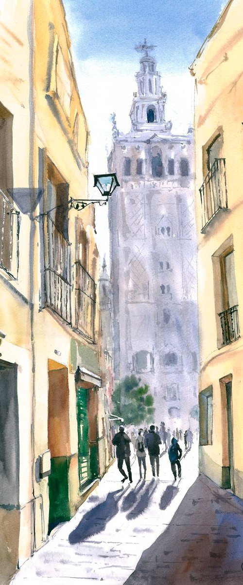Seville, Spain. Cathedral view by Sasha Romm