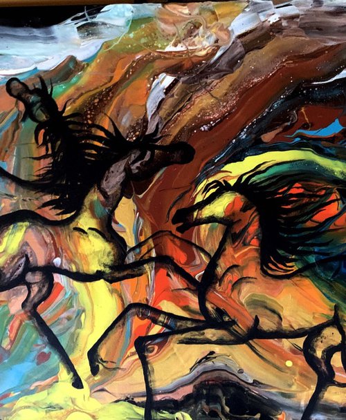 Spirit Horses II by Elizabeth Sullivan