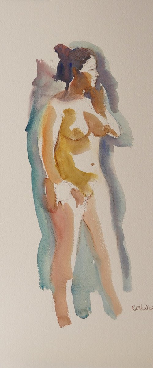 Standing female nude by Rory O’Neill