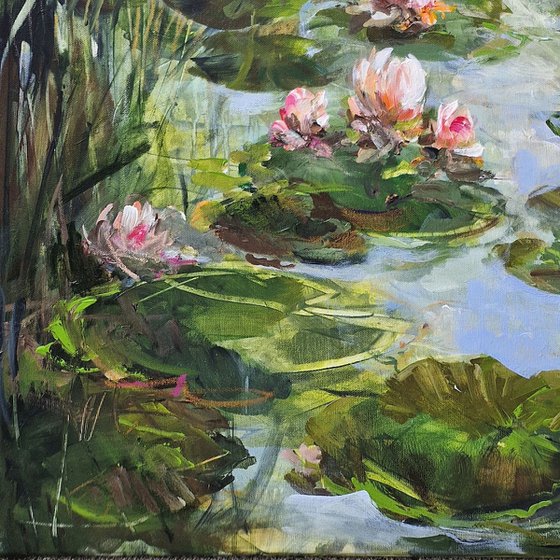 Pond with Water Lilies
