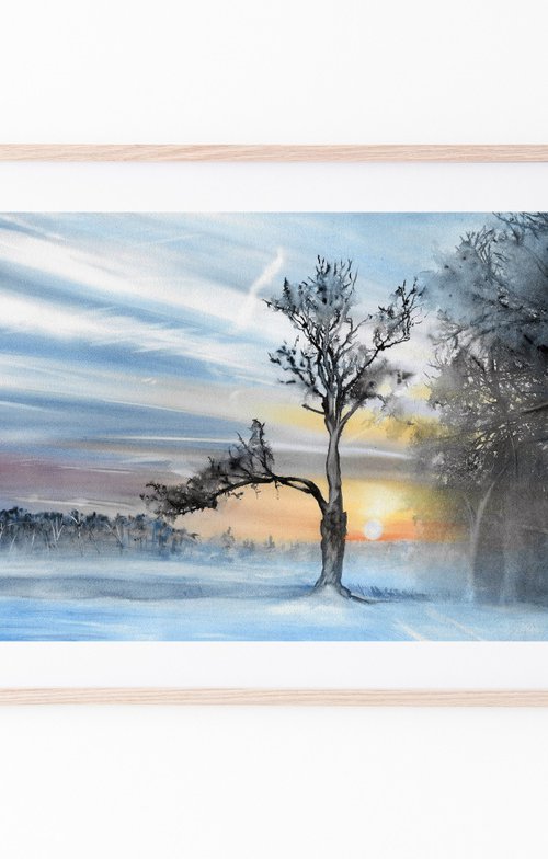 Winter landscape by Tetiana Koda