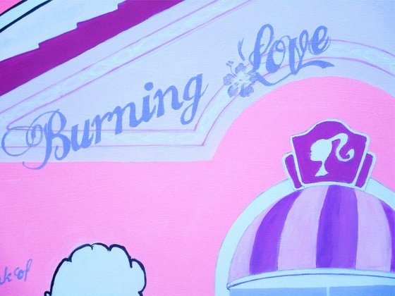 Burning Love (Pink Pop Art)