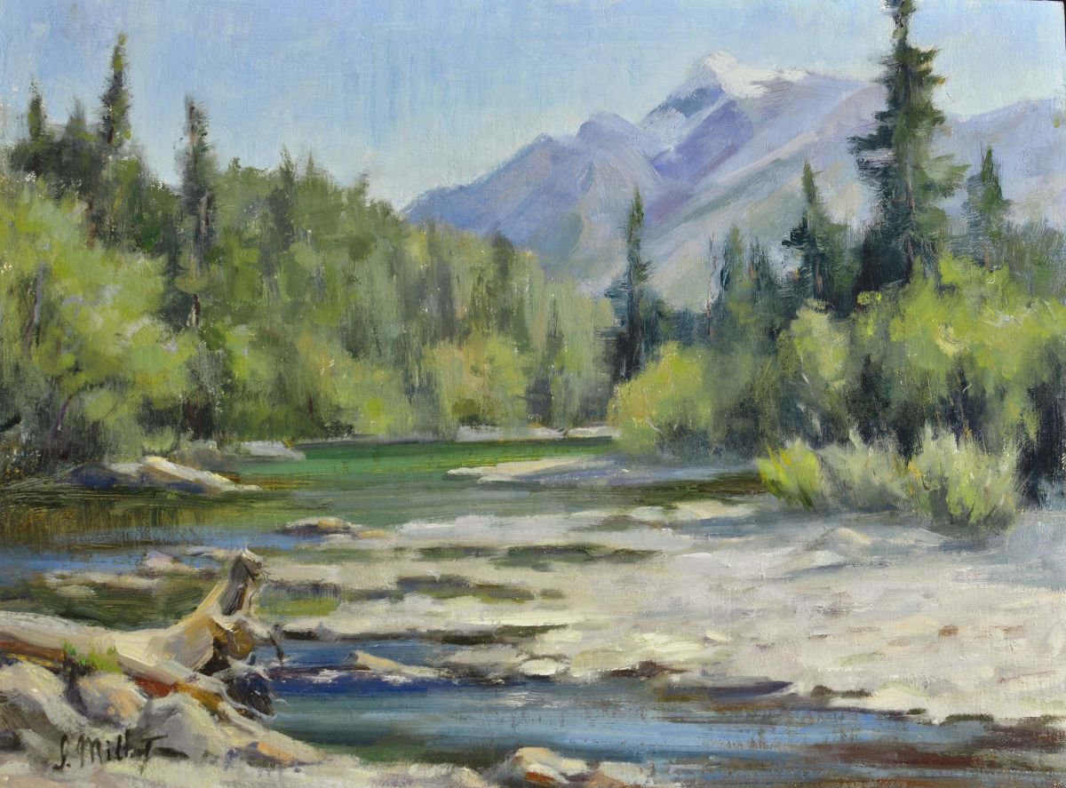 Snokhomy River By Irina Kirienko-Milton, 16 X 12, Artwork For Sale On Artfinder