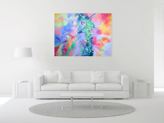 Fortune favours the Bold (150 x 115 cm)