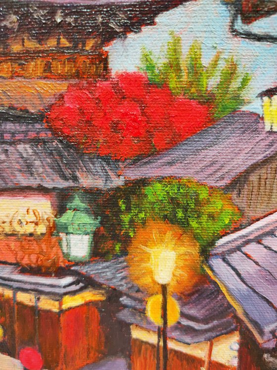 When the shadows are still warm (Kyoto)