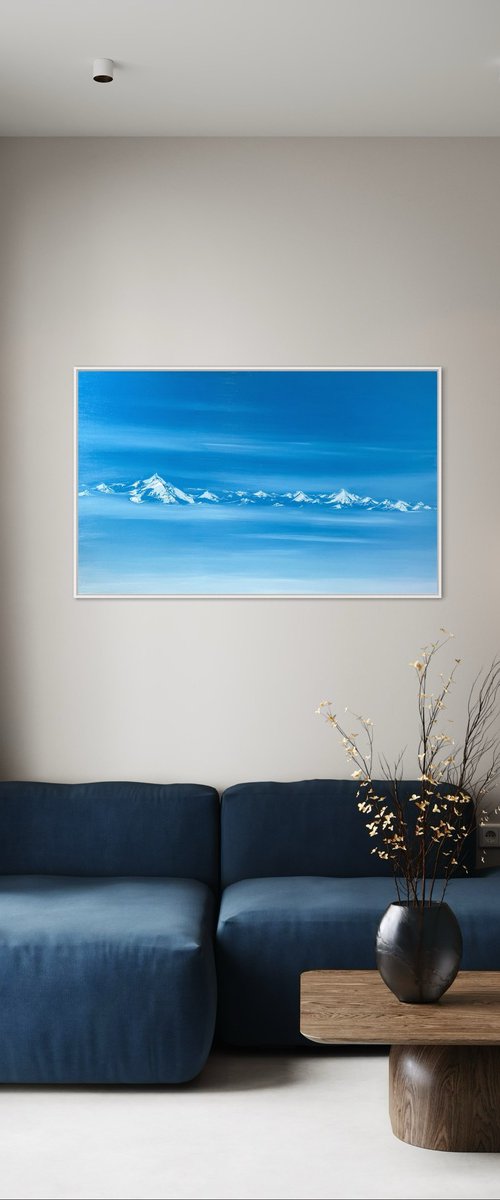 Himalayas in Blue by Cat Goward