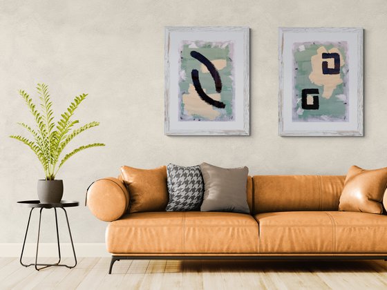 Parallel Presence.Diptych.