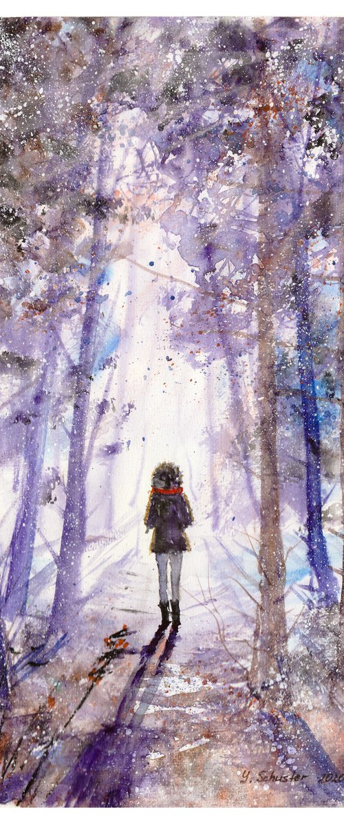 Walking Alone by Yulia Schuster