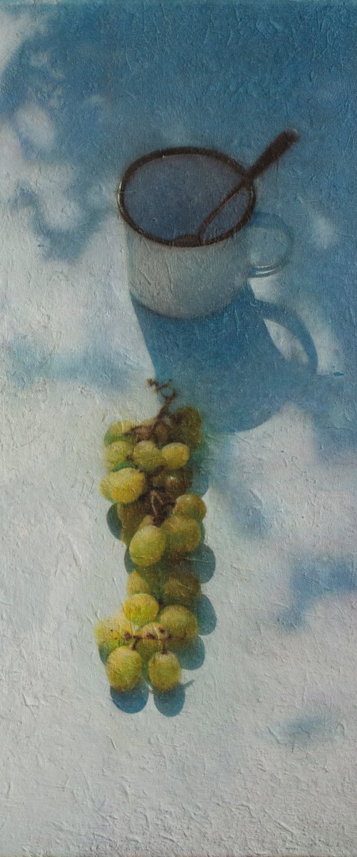 The Metal Mug, Bunch of Grapes and the Sun by Andrejs Ko