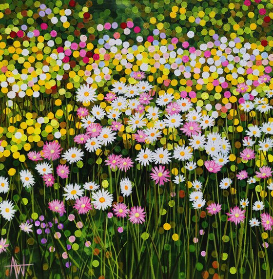 Daisies in the Wind
