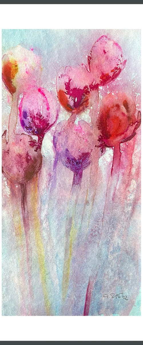 First Tulips by Gesa Reuter
