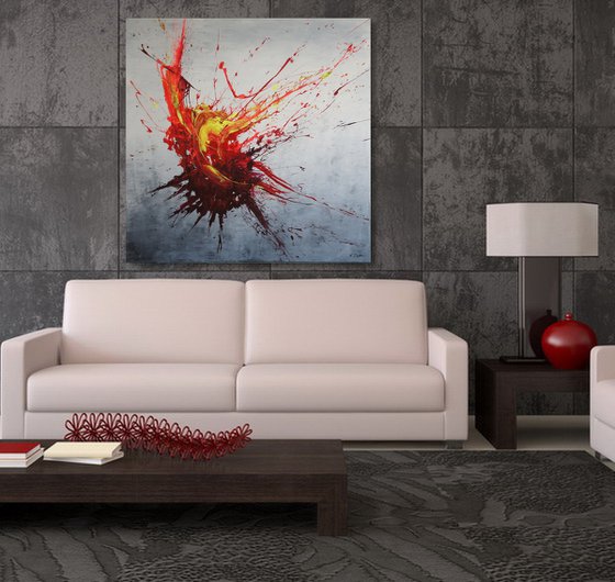 Eruption (Spirits Of Skies 100130) (100 x 100 cm) XXL (40 x 40 inches)