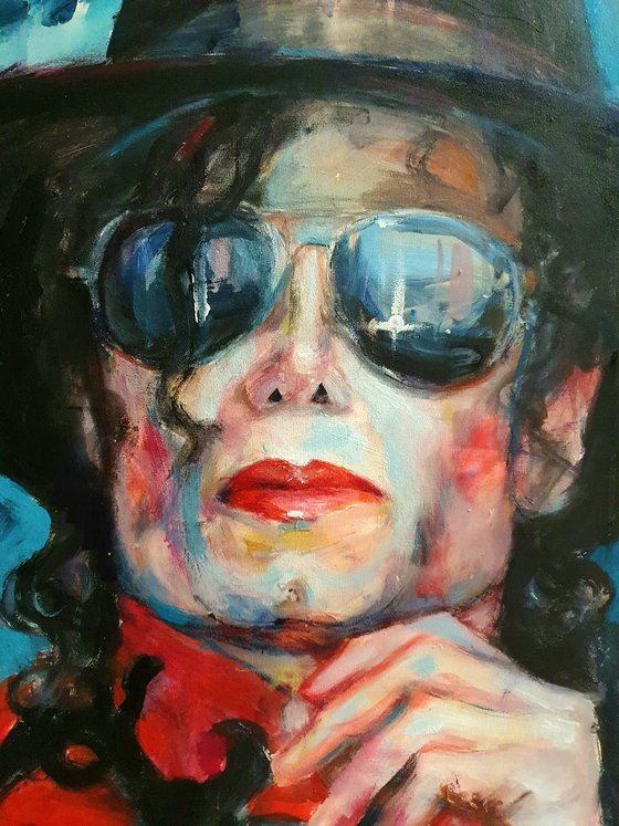 Portrait of Michael Jackson