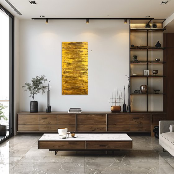 Golden Fire 50x100x2 cm