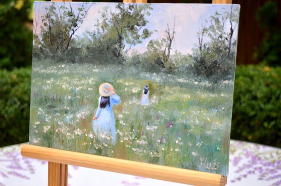 In the wildflowers