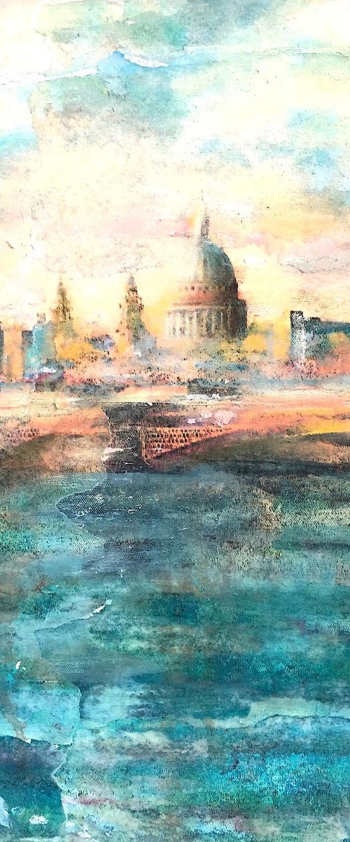 St Paul's from the River Thames by Suzsi Corio
