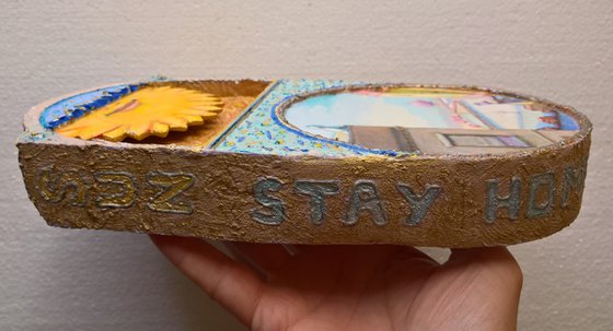 #STAYHOME 7, SUN - ( 30 x 17 cm )