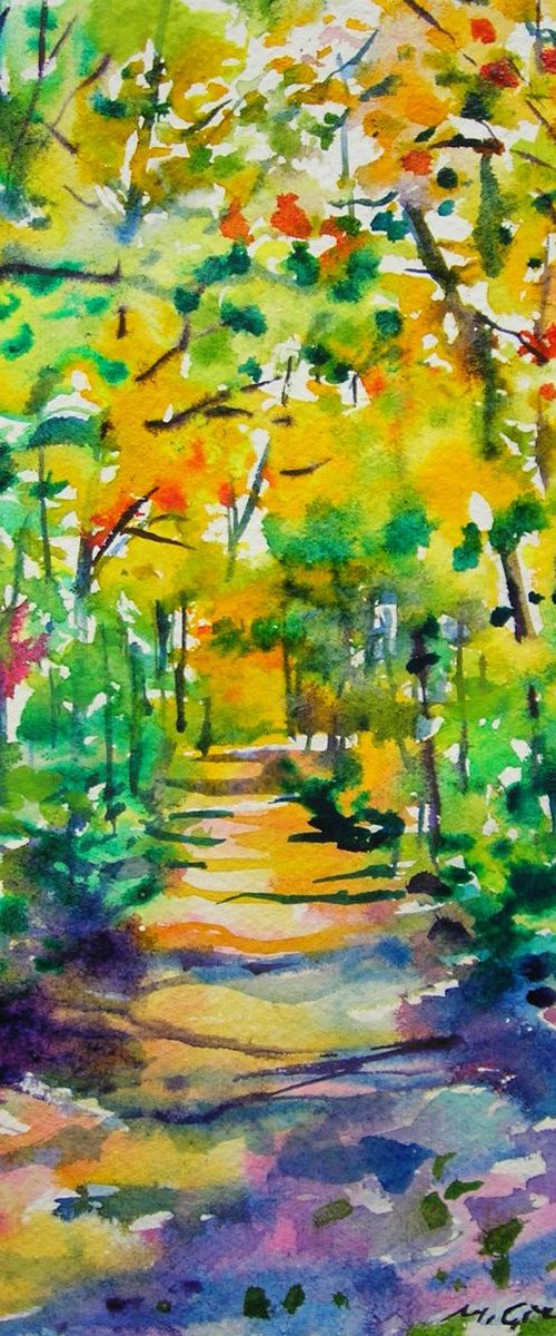 A walk in the park IV by Maja Grecic