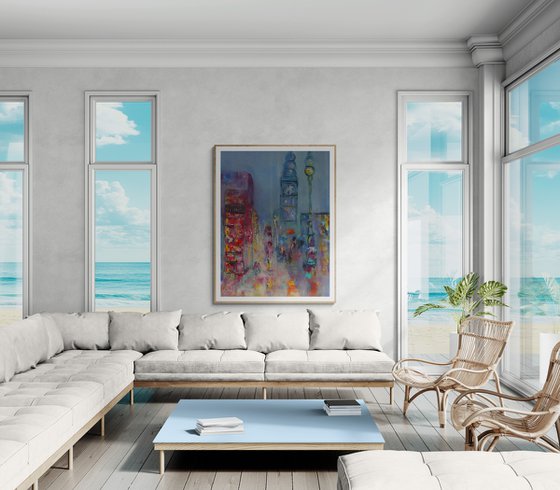 Londoners in the Rain