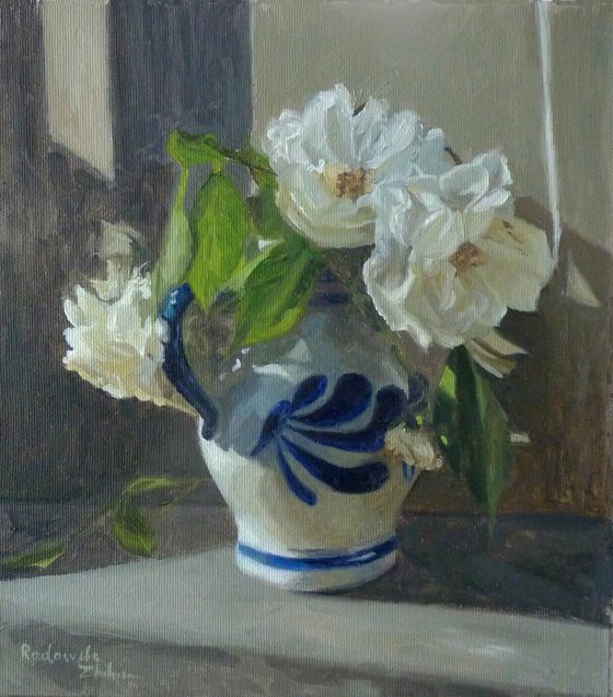 Roses in a vase