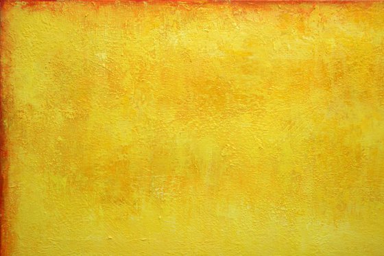 Yellow abstract painting III