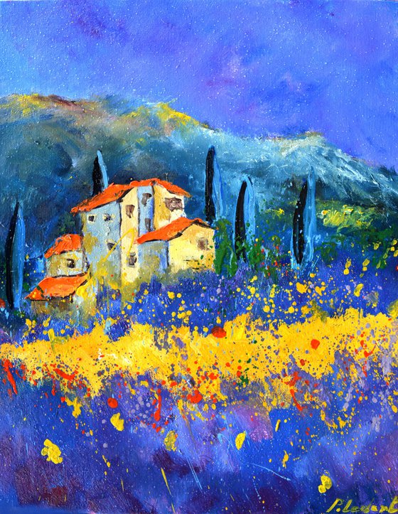 Summer landscape in Provence