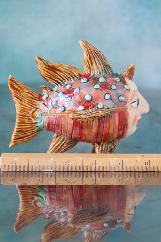 Sky Fish 2. Tiny  sculpture