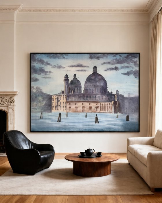 Warm Foggy Sunrise in Venice