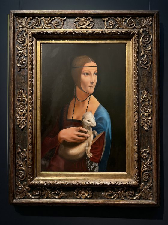 Leonardo’s Lady with Ermine (In Progress)
