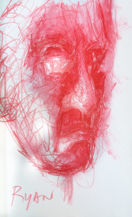 Small Portrait Of A Man in Red