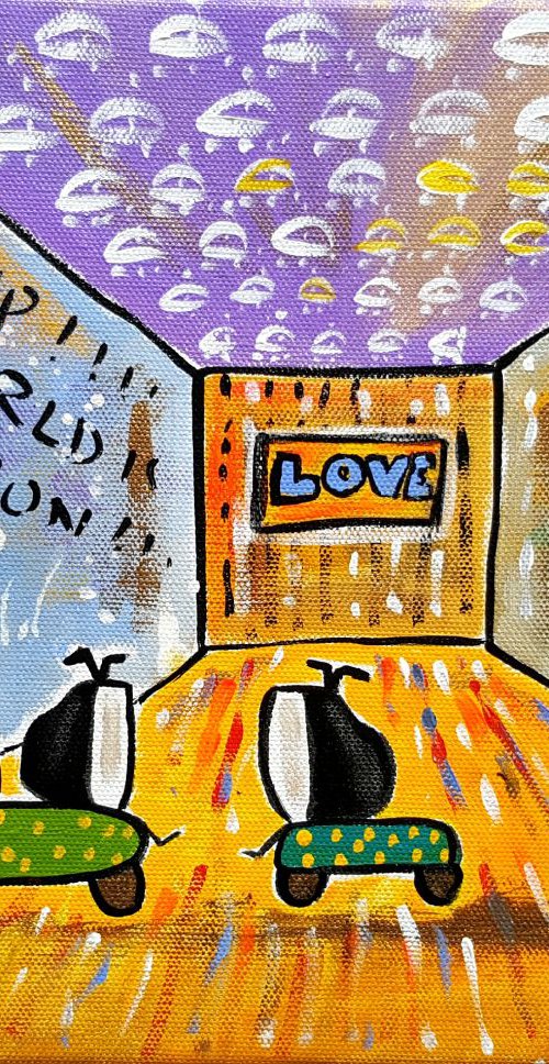 TV is watching TV by Maria Luisa  Azzini