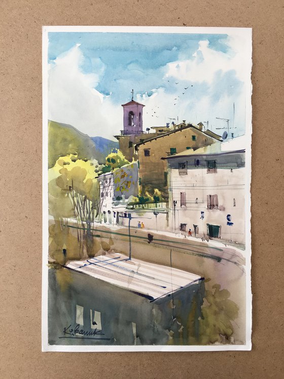 Sunny sketch. Italy