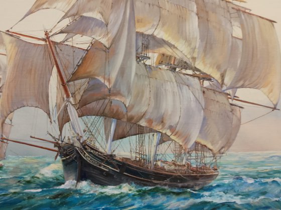 CUTTY SARK & THERMOPYLAE RACE