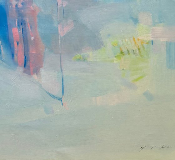 Trees in Blue