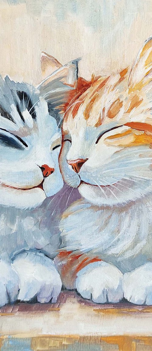 A couple of cute cats by Yulia Berseneva