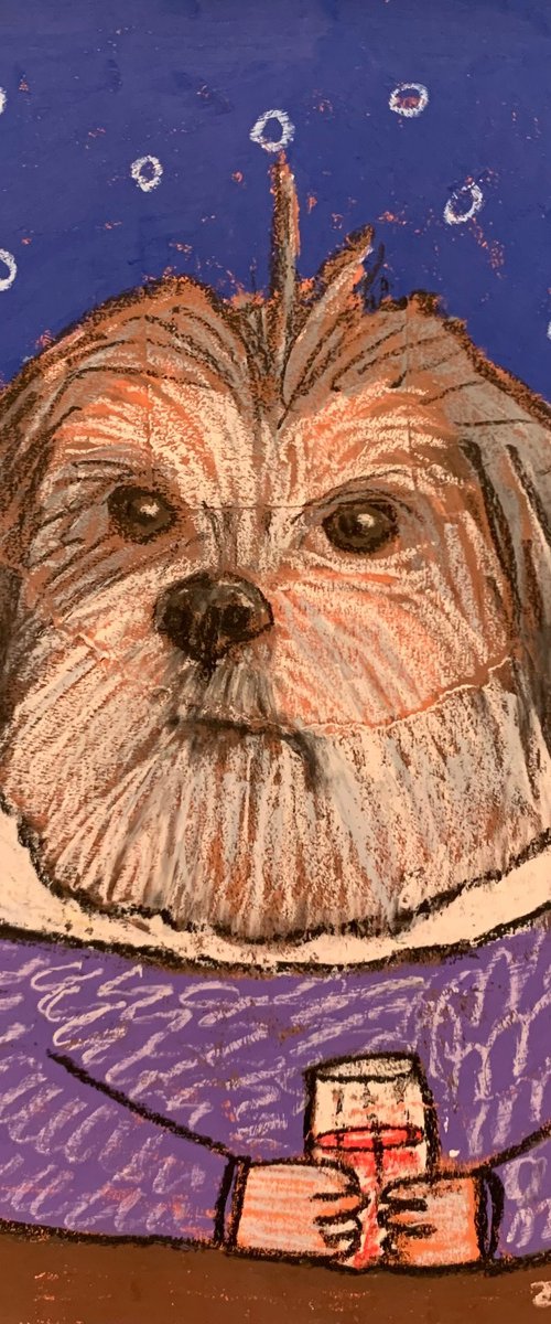 Drinking dog #157 by Pavel Kuragin