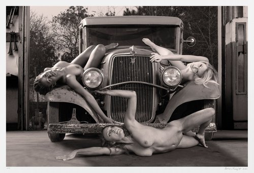 Three on Ford V8 by Aaron Knight