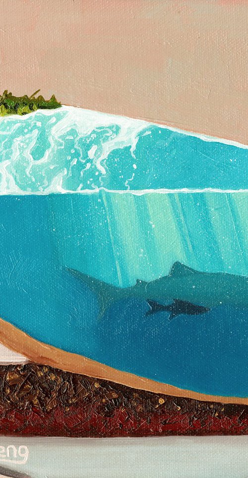 Geology cake piece of ocean by Yue Zeng