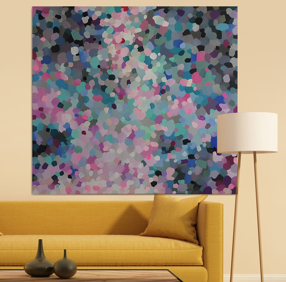 Pastel tenderness - Extra large acrylic painting